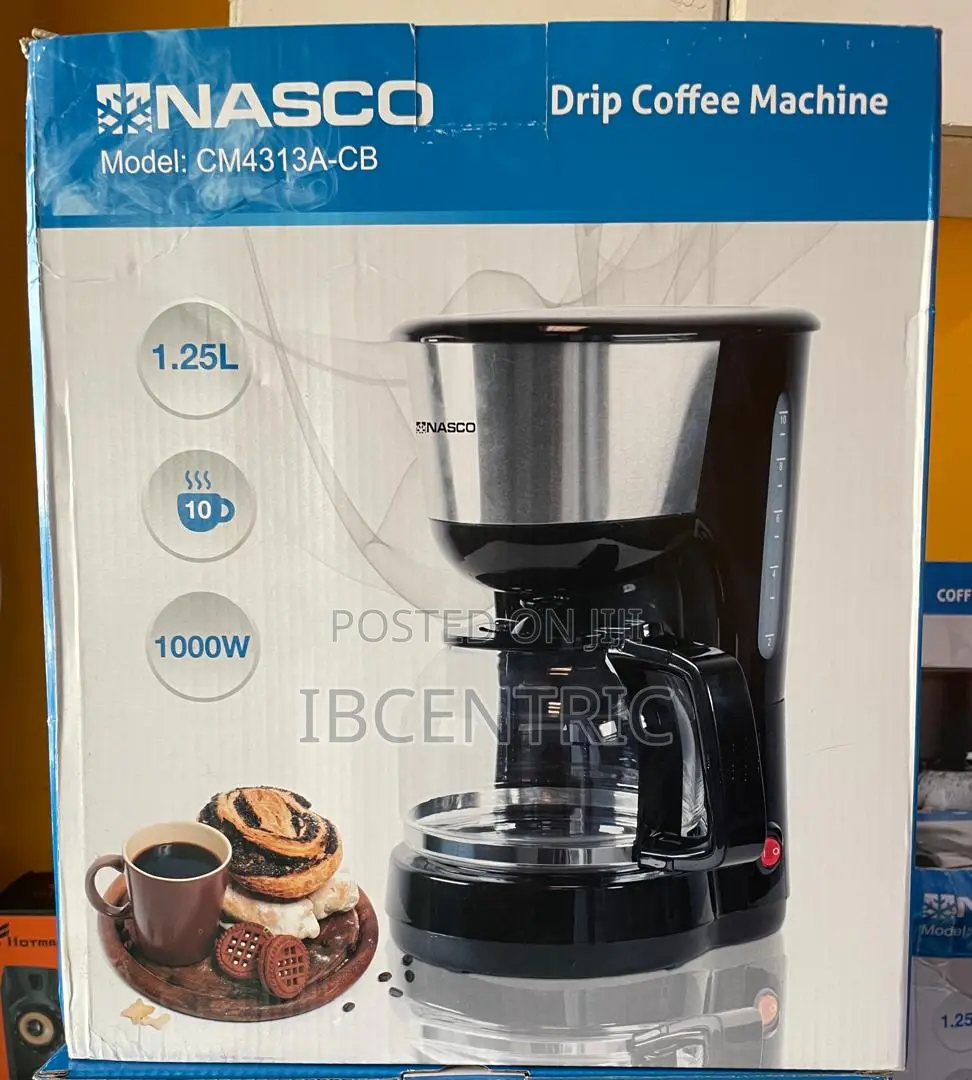 Nasco 1.25L Drip Coffee Machine