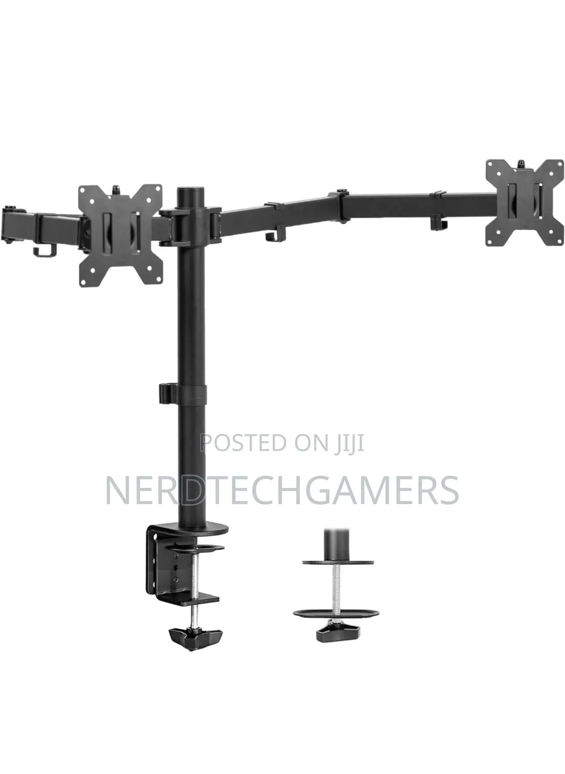 VIVO Dual Ultrawide Monitor Desk Mount, , Black, STAND-V038
