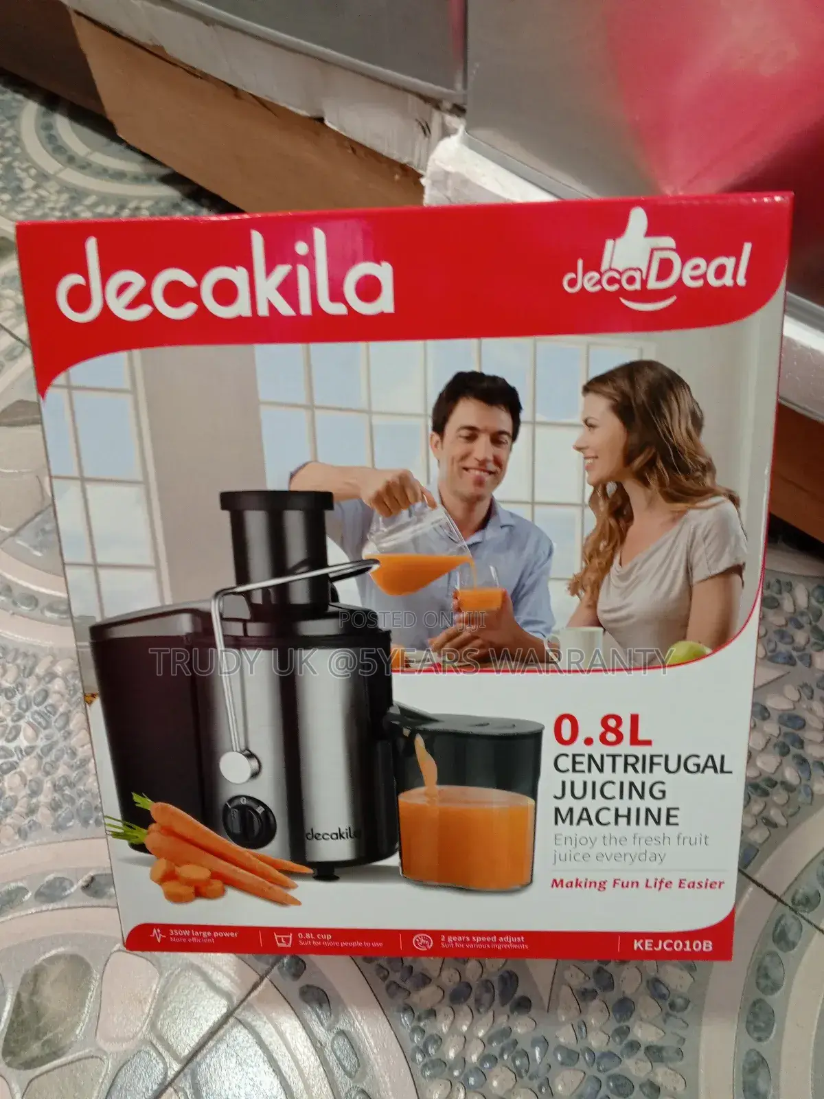 Decakila 0.8L Centrifugal Juicer Machine
