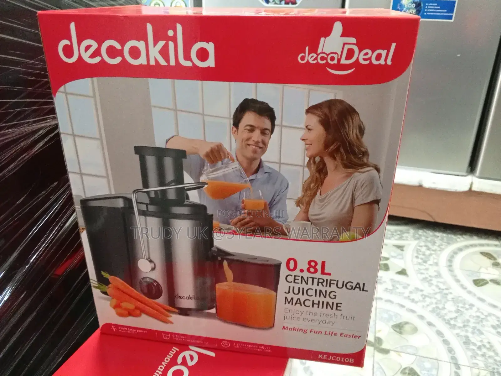 Easy 2 Use Best Decakila 0.8L Centrifugal Juicer