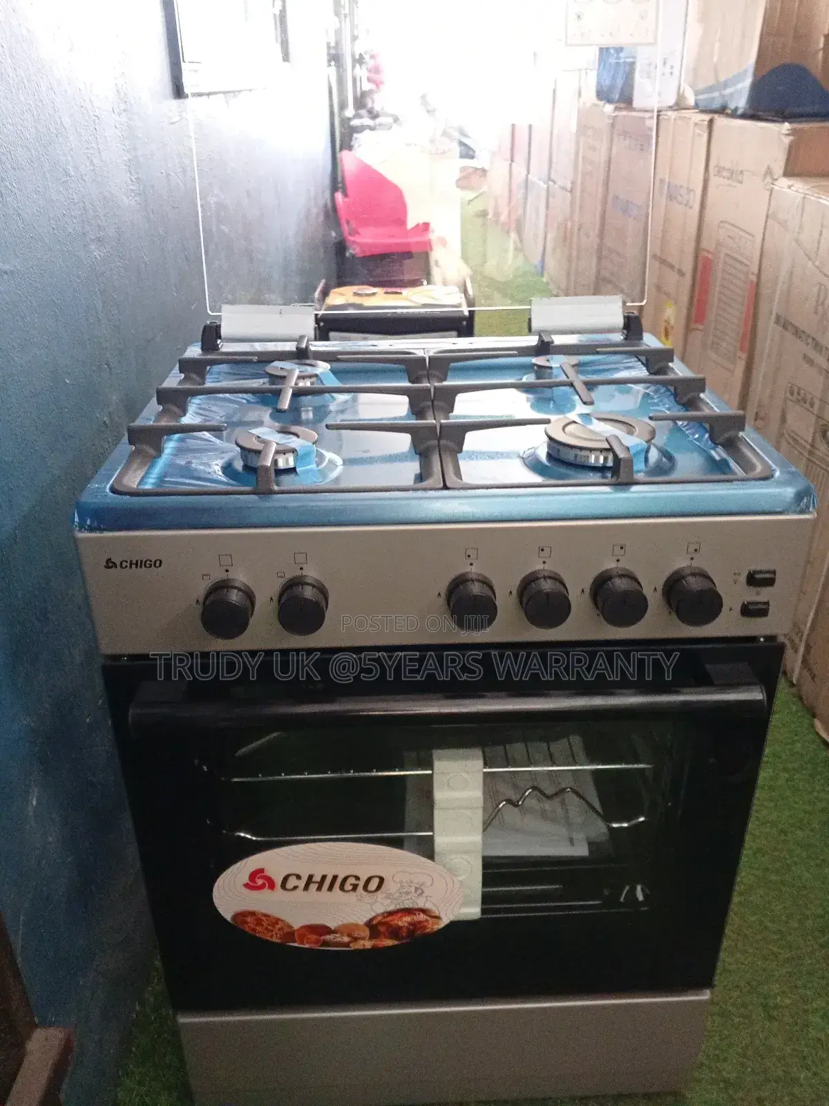 Quality Brand Chigo Gas Cooker 60×60 Gas Burner