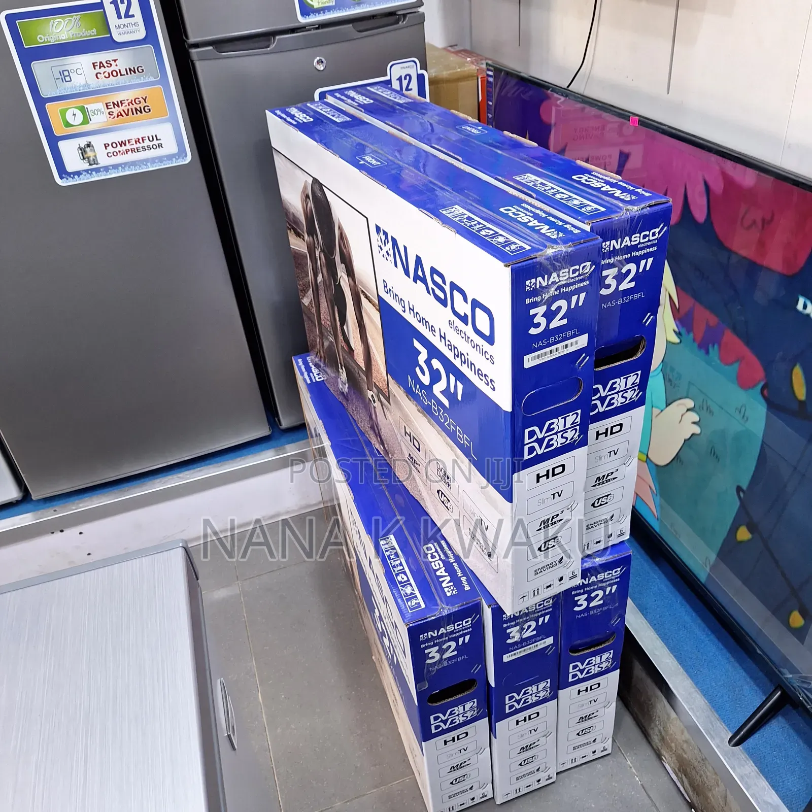 FHD Nasco 32inches Digital Satellite TV Available
