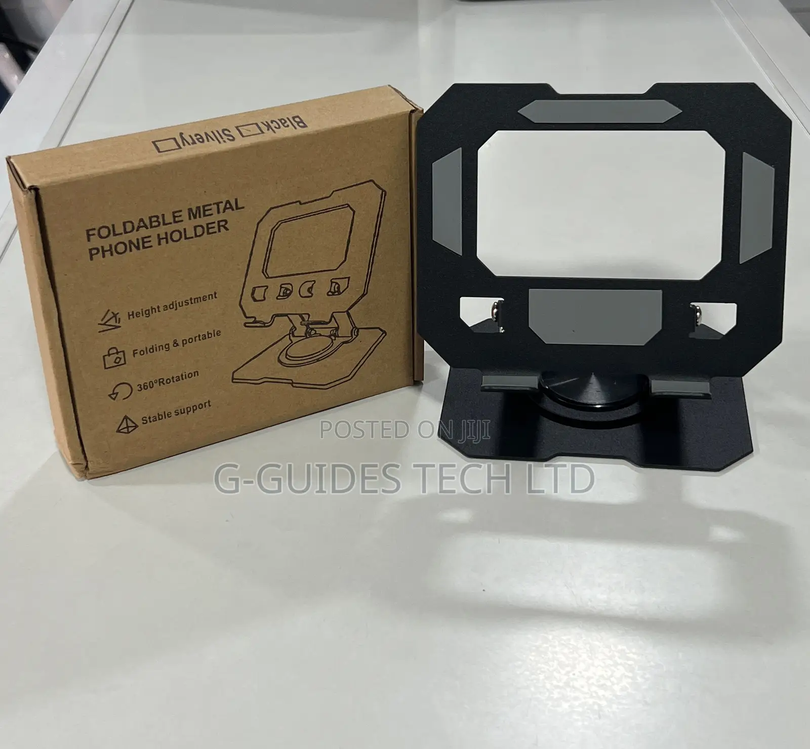 360 Rotation Metal Tablet Holder, Metallic Tablet Stand