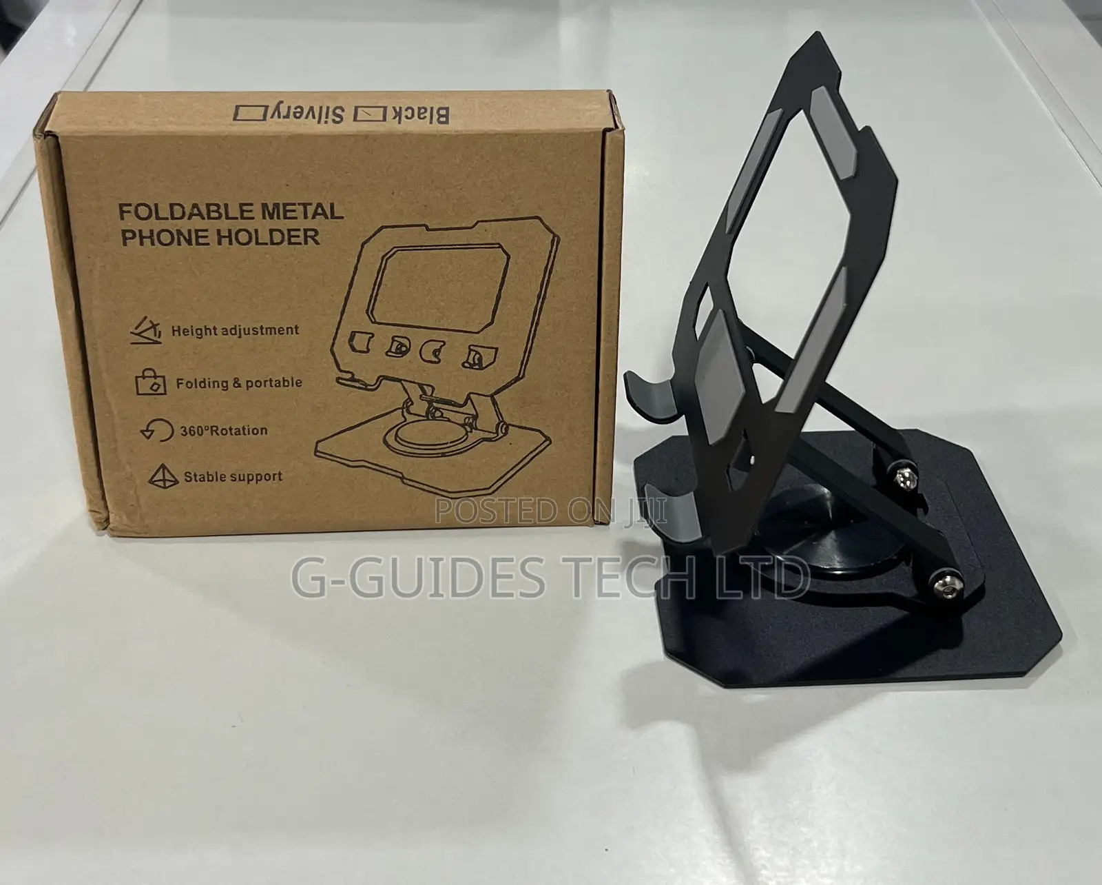 360 Rotation Metal Tablet Holder, Metallic Tablet Stand