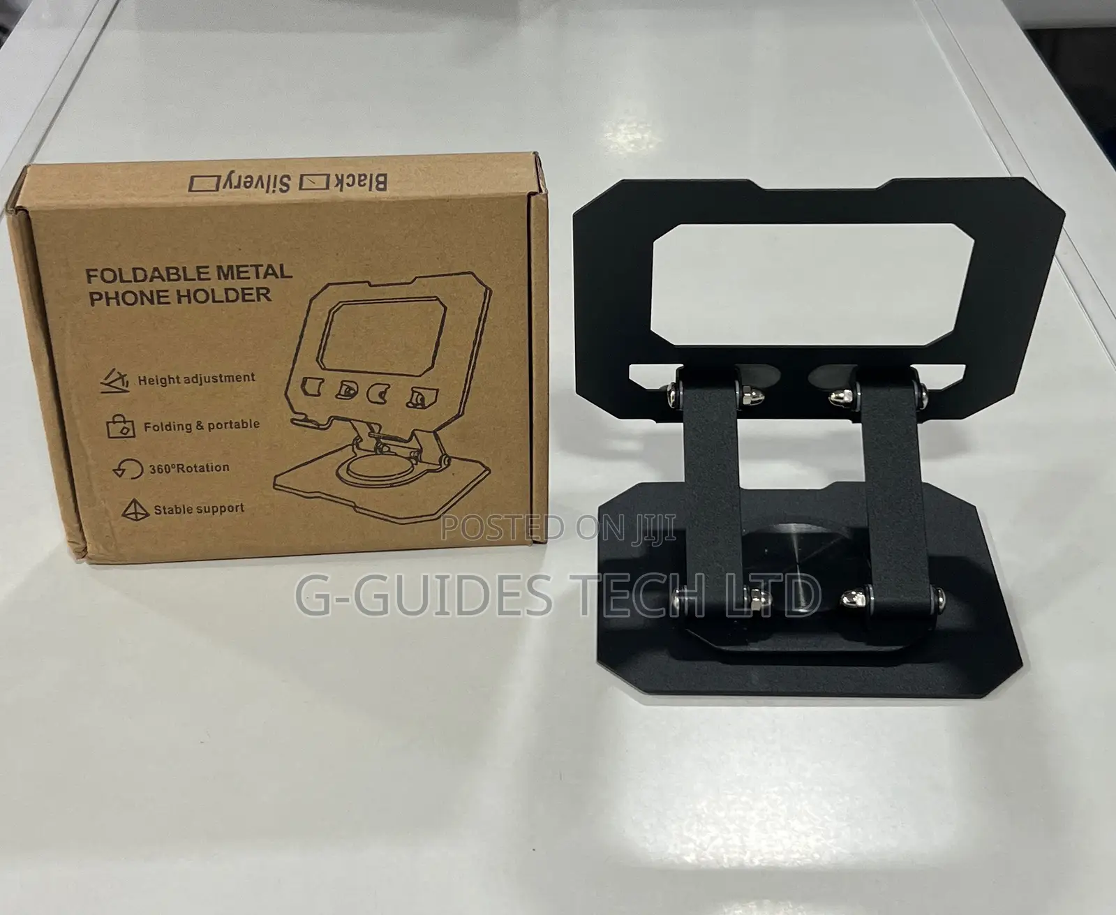 360 Rotation Metal Tablet Holder, Metallic Tablet Stand