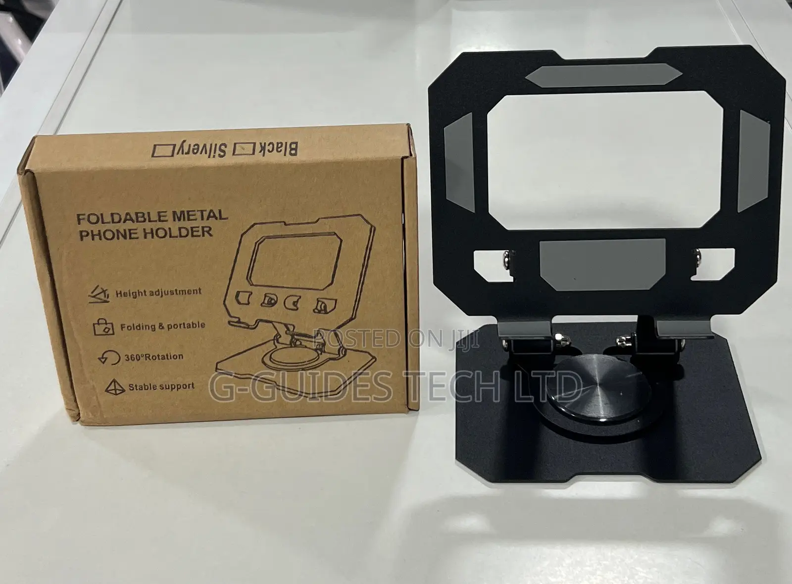 360 Rotation Metal Tablet Holder, Metallic Tablet Stand