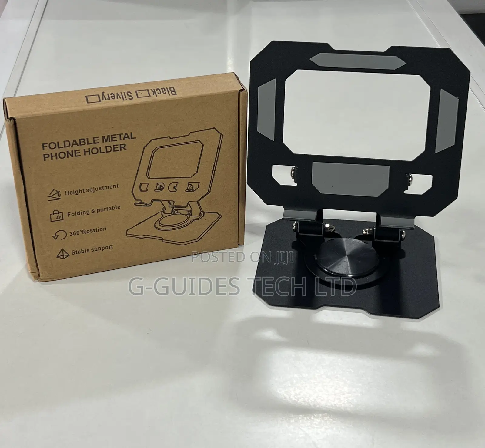 360 Rotation Metal Tablet Holder, Metallic Tablet Stand