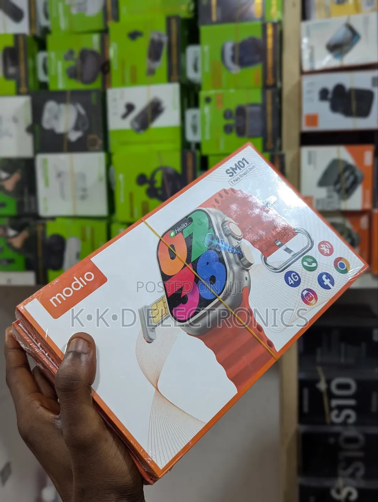 Modio Smart Watch Ultra 64gb and 4gb Ram Camera Sim Card