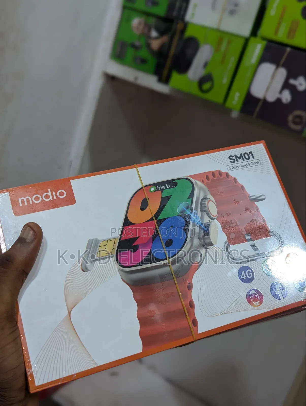 Modio Smart Watch Ultra 64gb and 4gb Ram Camera Sim Card
