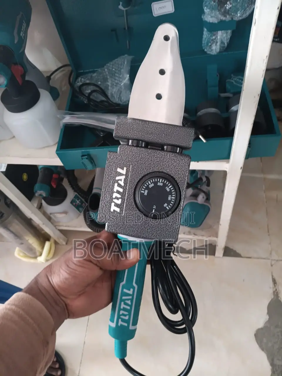 TOTAL 1500W Plastic Tube Welding Tool