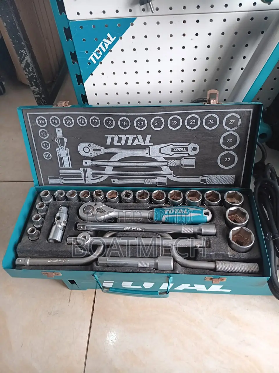 Total Tool Set Ratchet Socket Tool Kit