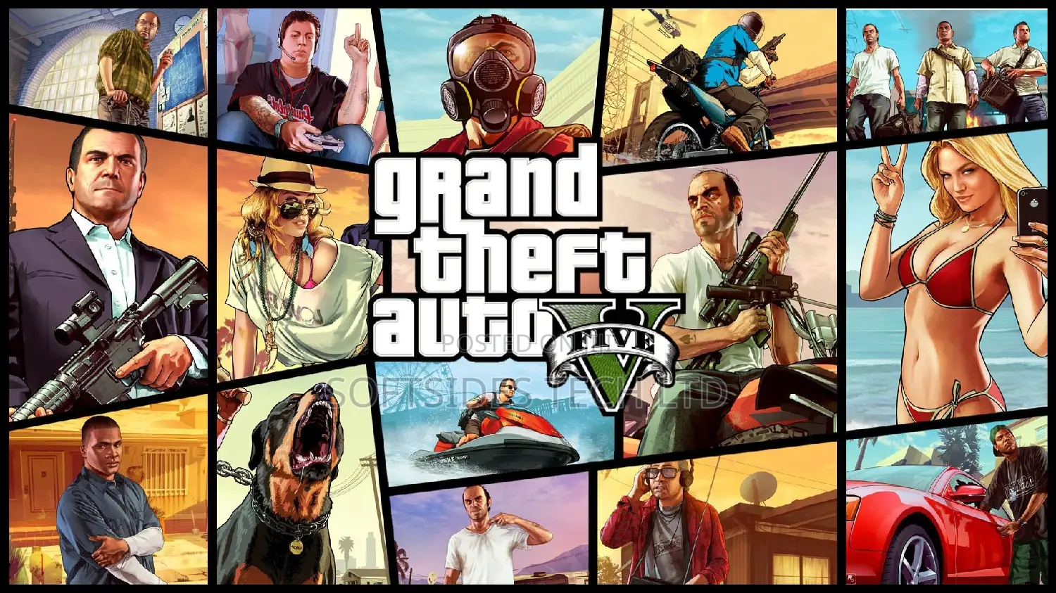GRAND THEFT AUTO v Game and Others Installation for PS4/PS5.