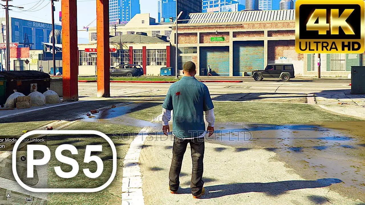 GRAND THEFT AUTO v Game and Others Installation for PS4/PS5.