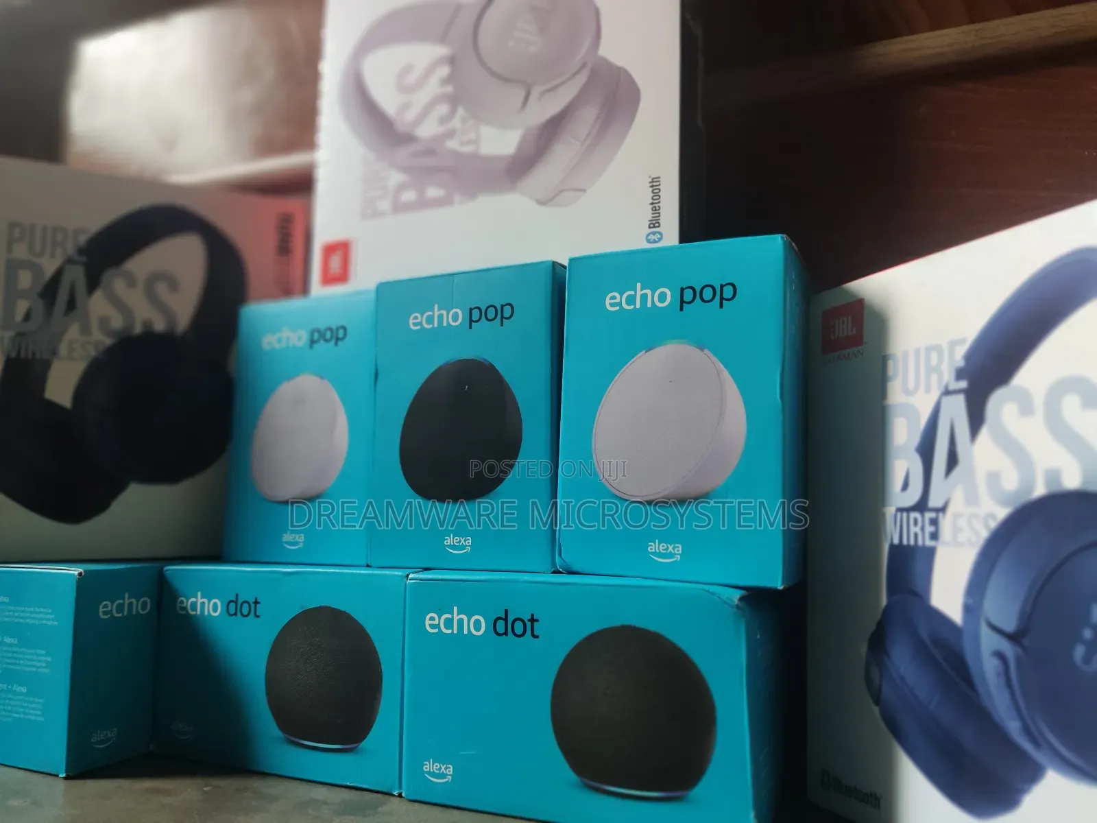 Amzn Echo Pop Newest Model Full Sound Compact Smart Speaker