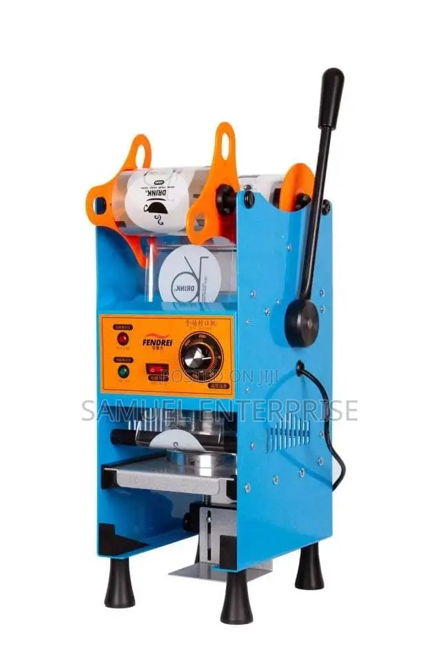 Best Manual Cup Sealing Machine + 2 Free Styled Sealing Roll