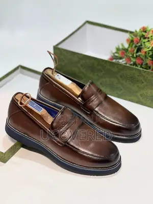 GUCCI Men’S Premium Leather Formal Loafers