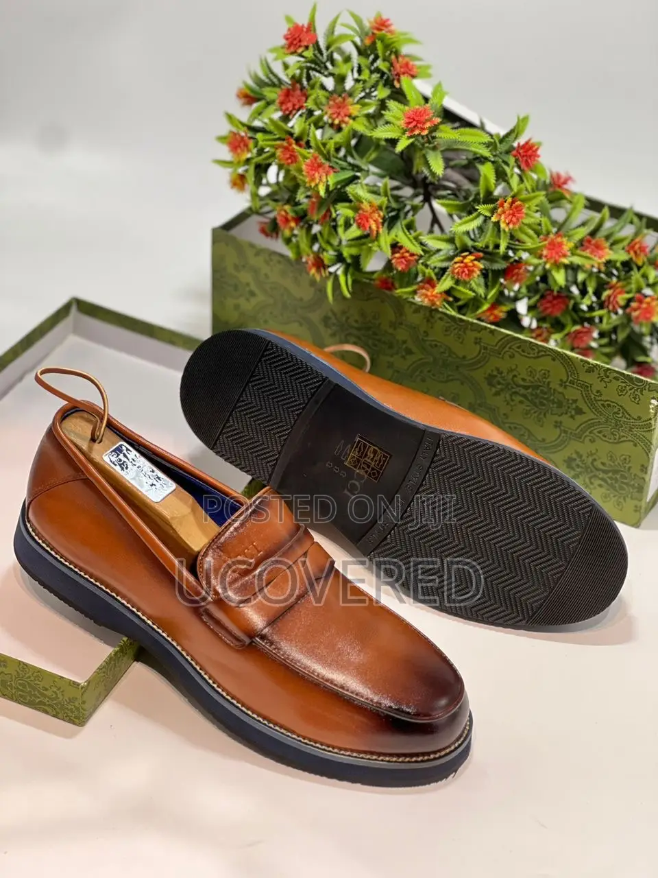 GUCCI Men’S Premium Leather Formal Loafers