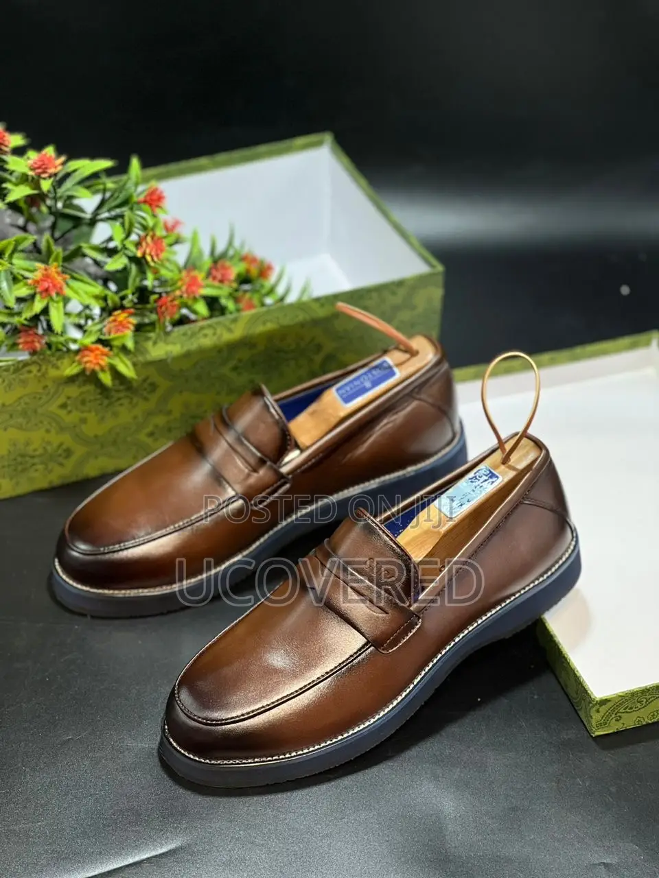 GUCCI Men’S Premium Leather Formal Loafers