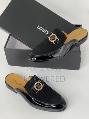 Louis Vuitton Real Leather Half Shoe