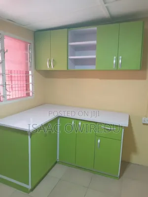 Kitchen Cabinets Top Shelves, Down With Doors and Drawer
