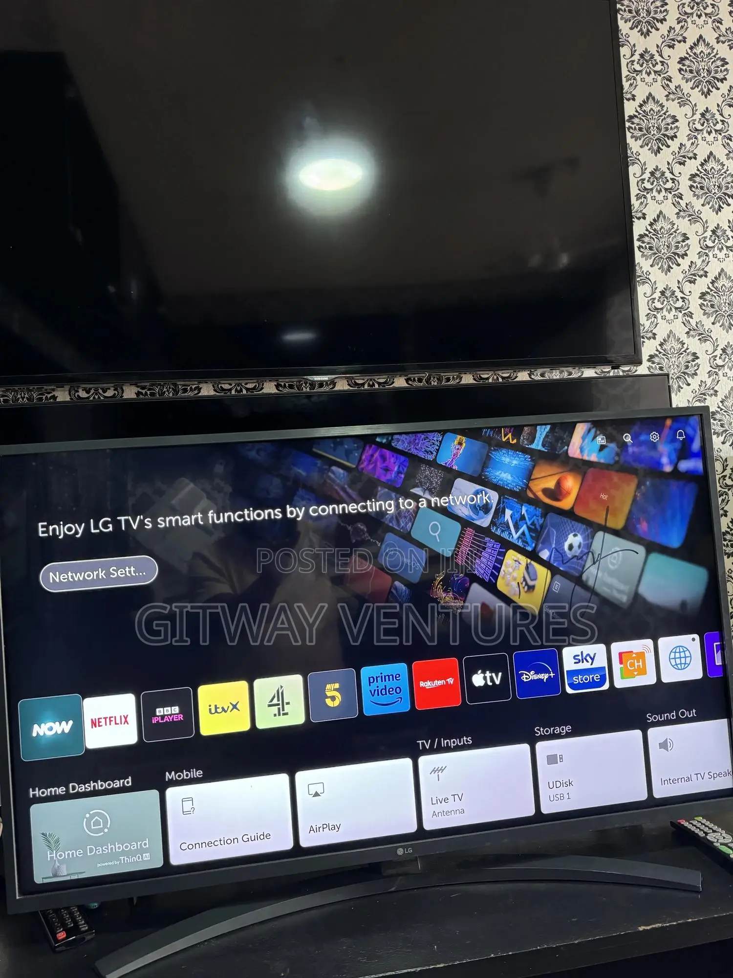 Uk Used Lg 50inches Uhd Smart Ai Digital Satellite Airplay