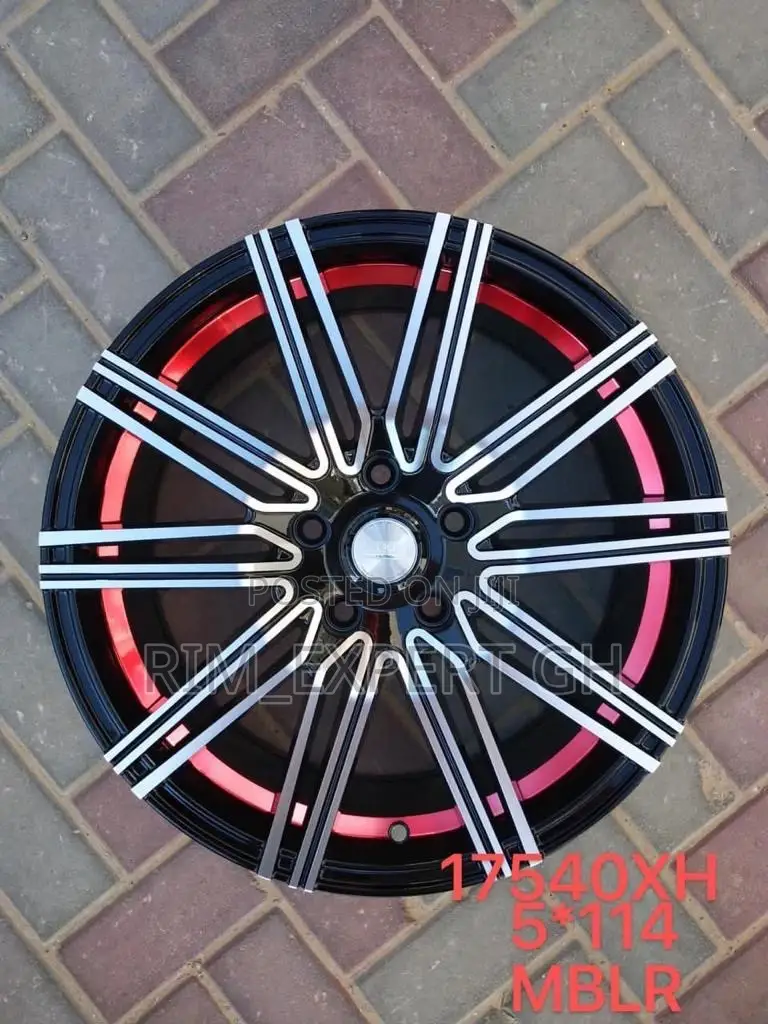 Toyota Camry Rim 17 With Inner Red Lip