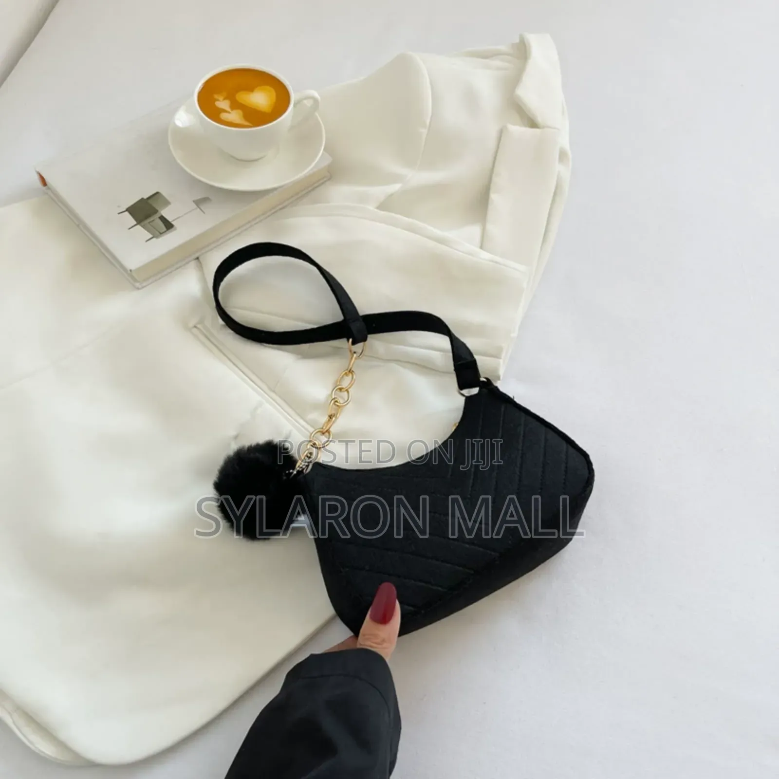 Stylish and Versatile Solid Color Womens Handbag