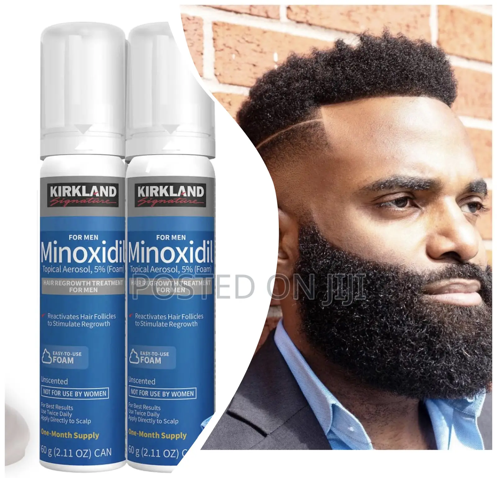 Most Effective Kirland Minoxidil Foam for Beard and Hair
