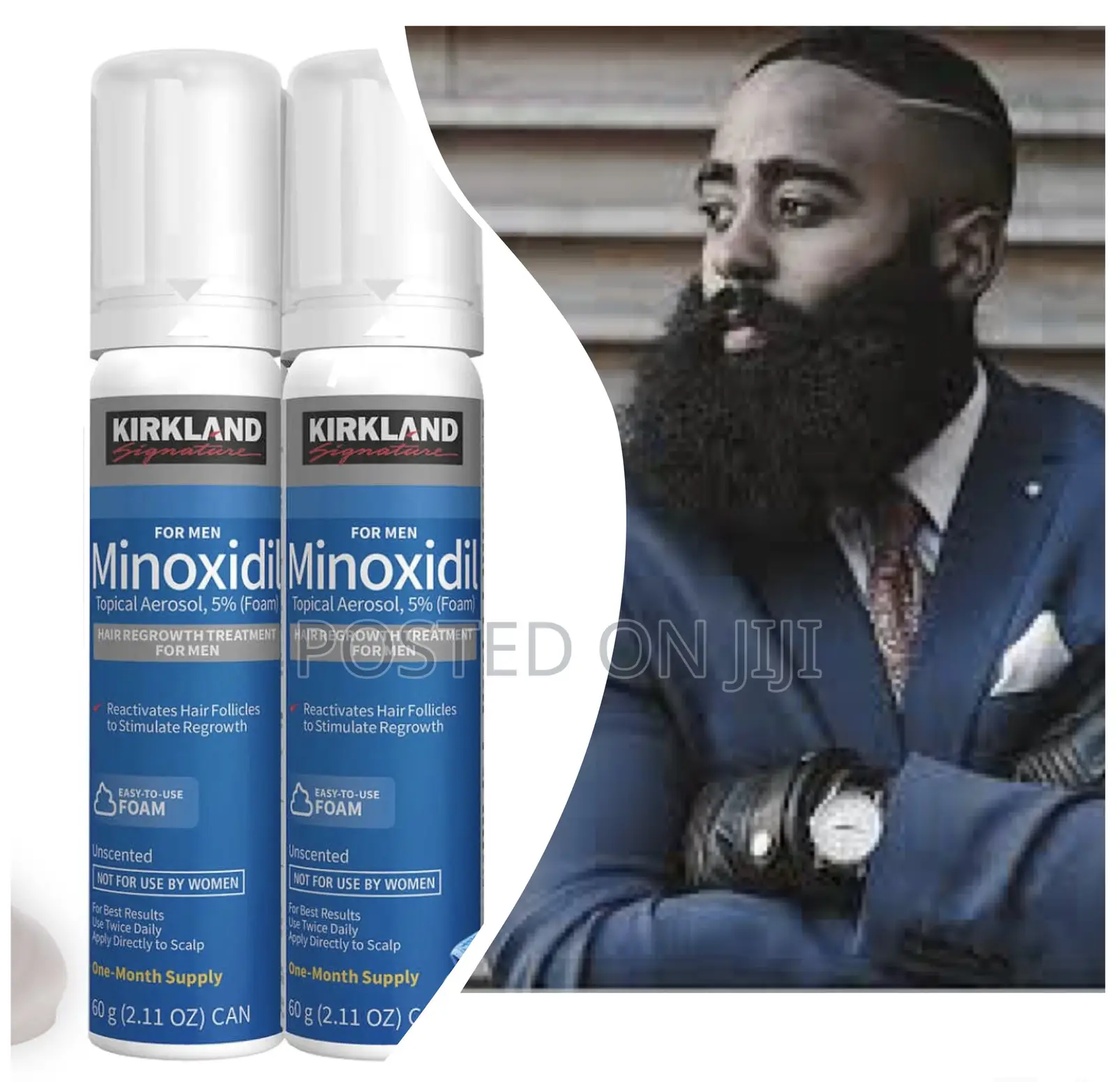 Adequate Kirkland Minoxidil Foam for Rapid Beard