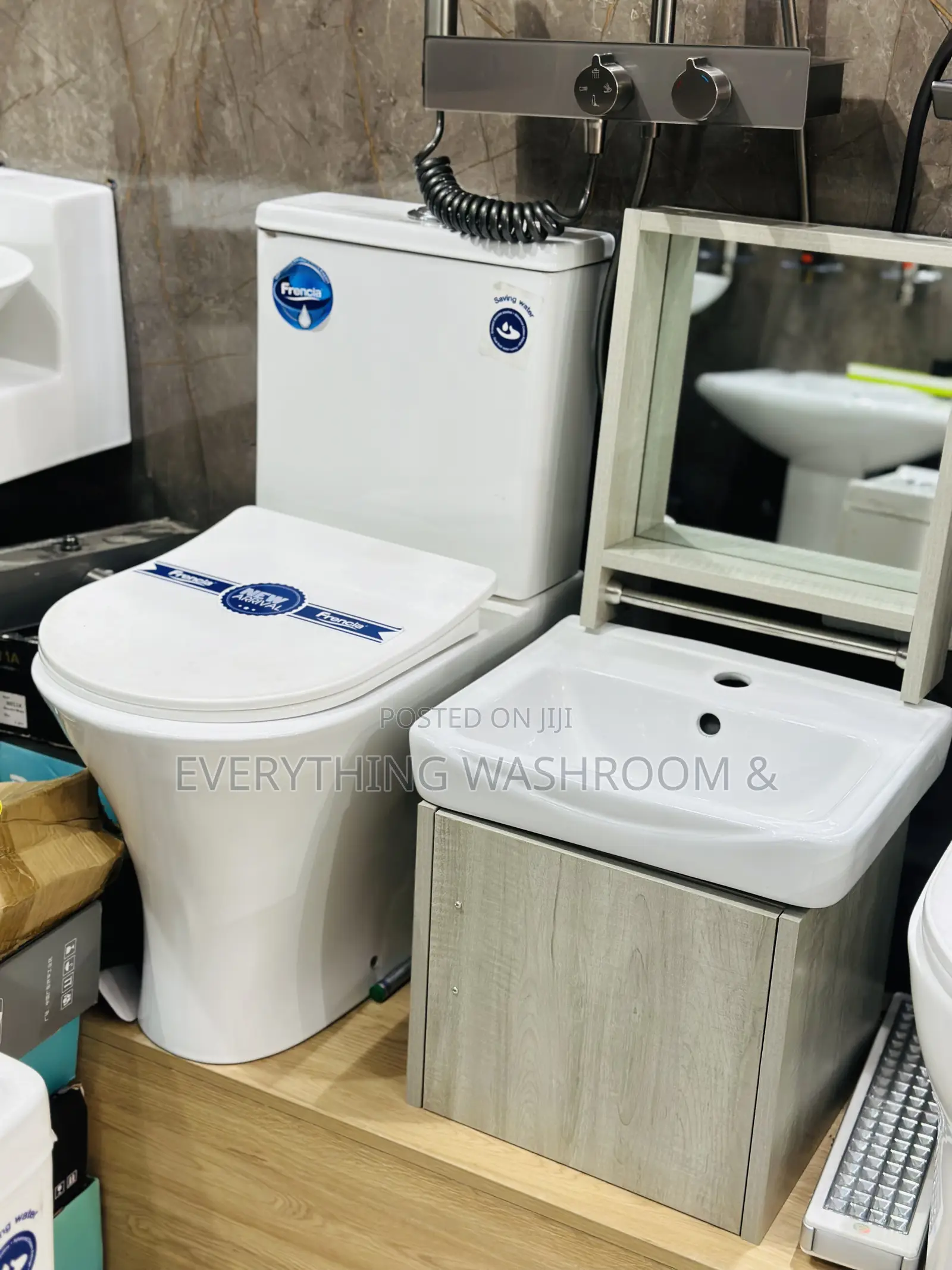 Water Closet Cabinet Basin Set_wc Basin With Mirror Set