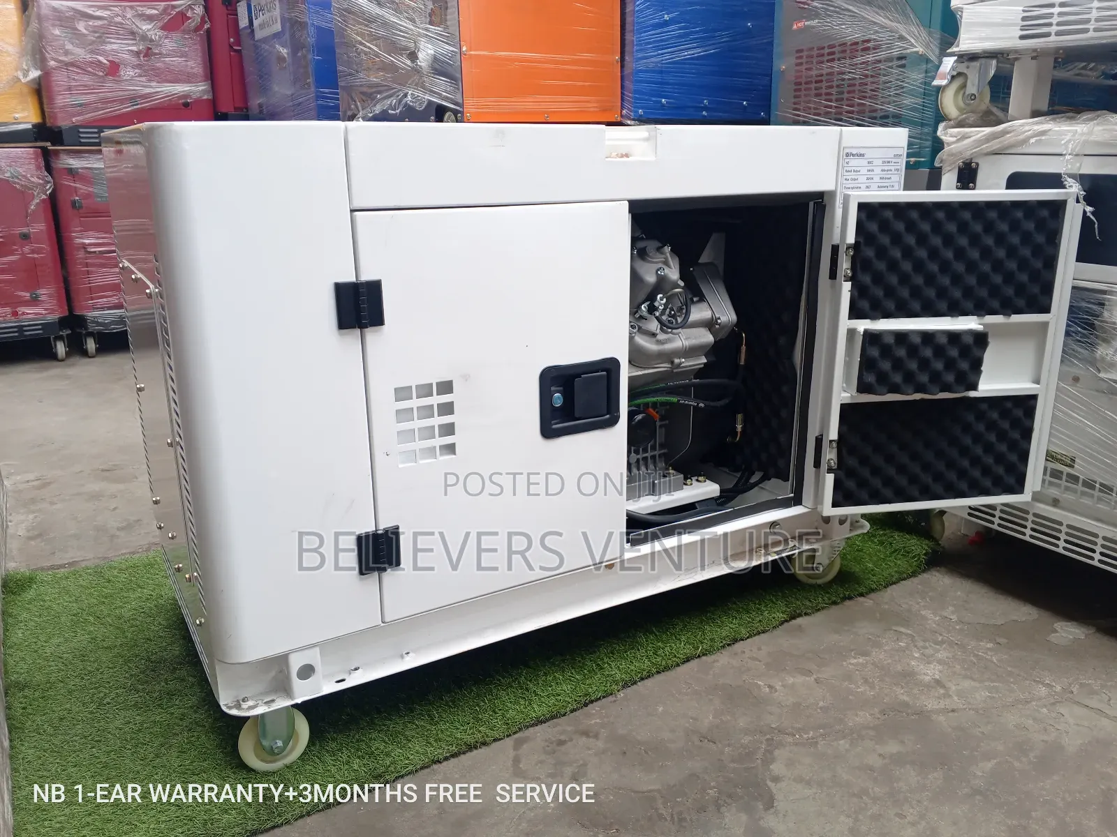 UK Made Perkins Generator Silent Diesel 20kw Geneset Quality