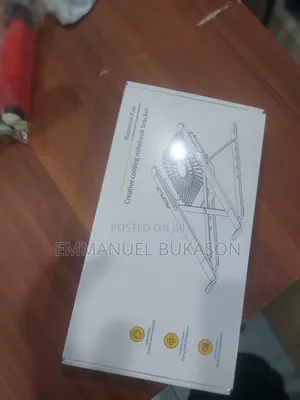 Metal Laptop Stand With Fan