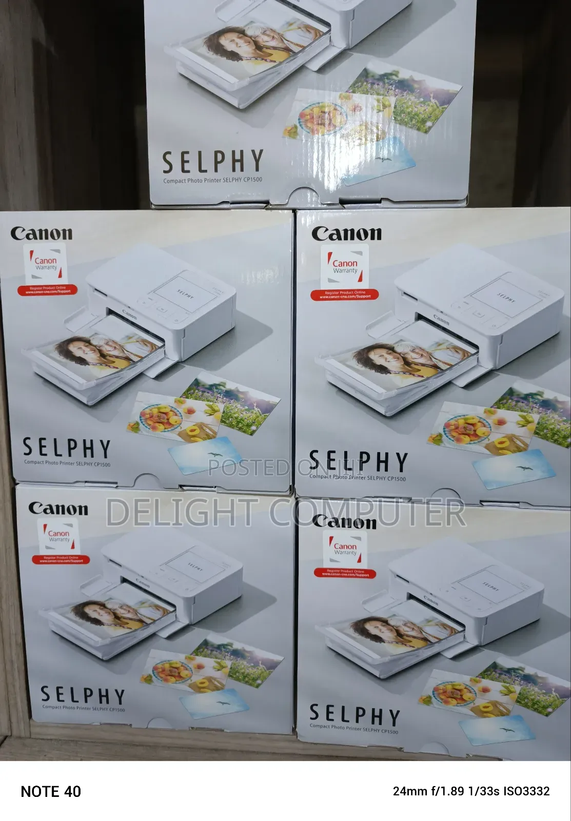 Canon Selphy CP 1500 (Print/Usb/Sd Card/Cf Card/ Photo