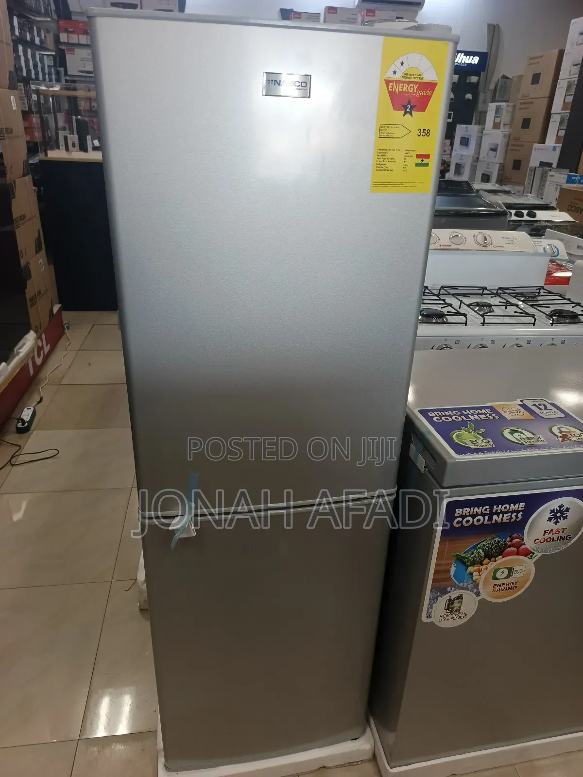 Nasco 158l Gross Double Door Refrigerator (Dd2-20/Nasd2-20)