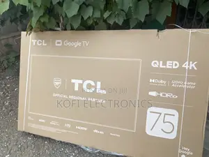Hands-Free Voice Control 2023 Model TCL (75 Inch)QLED TV