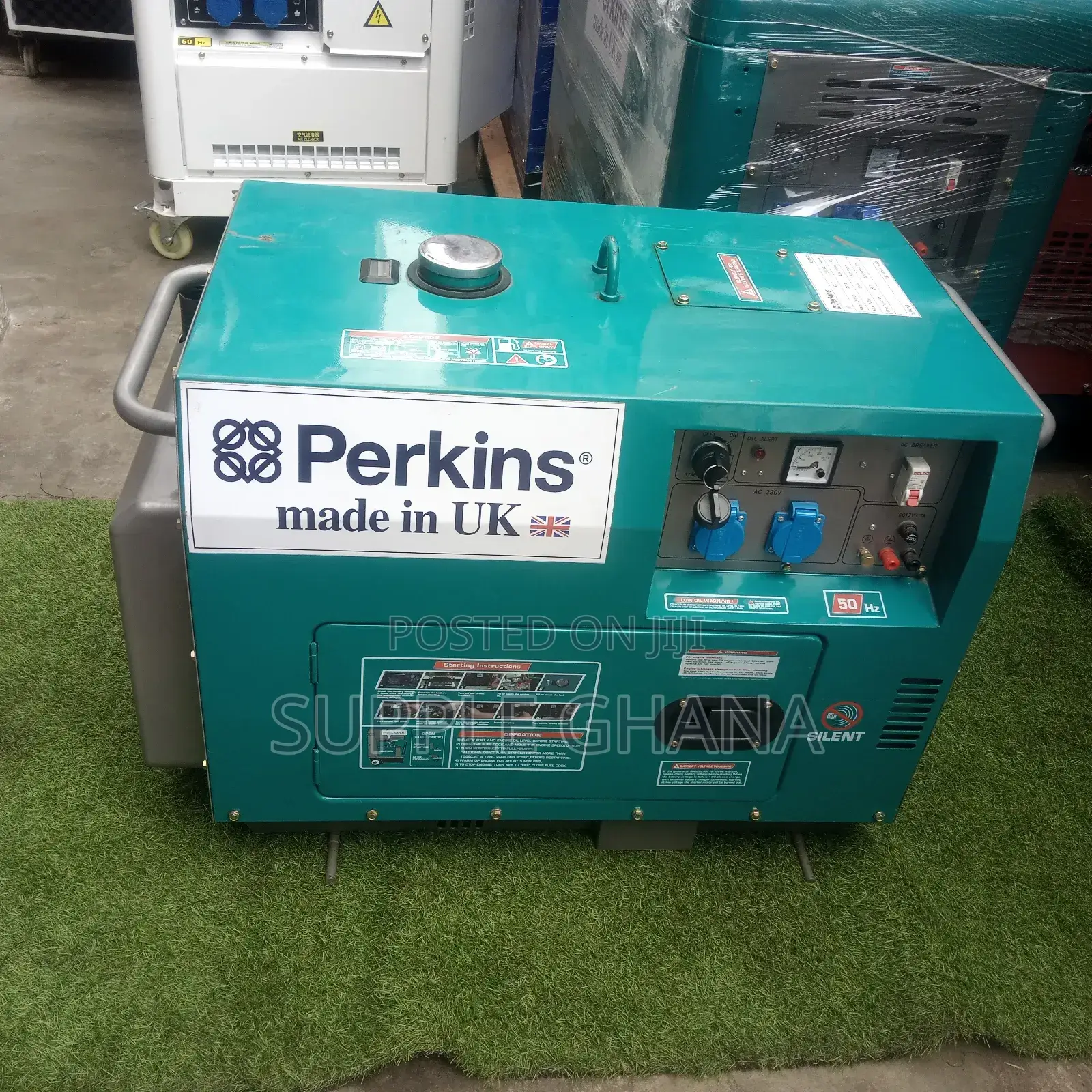 Key Switch Diesel 10kva 11000watt Perkins Generator Verified