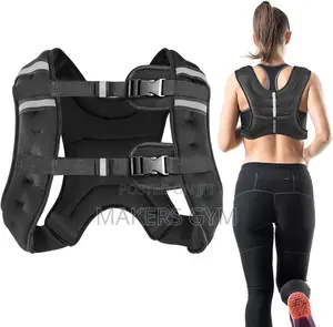 Weighted Vest Adjustable Exercise Fitness Jacket Gym Workout