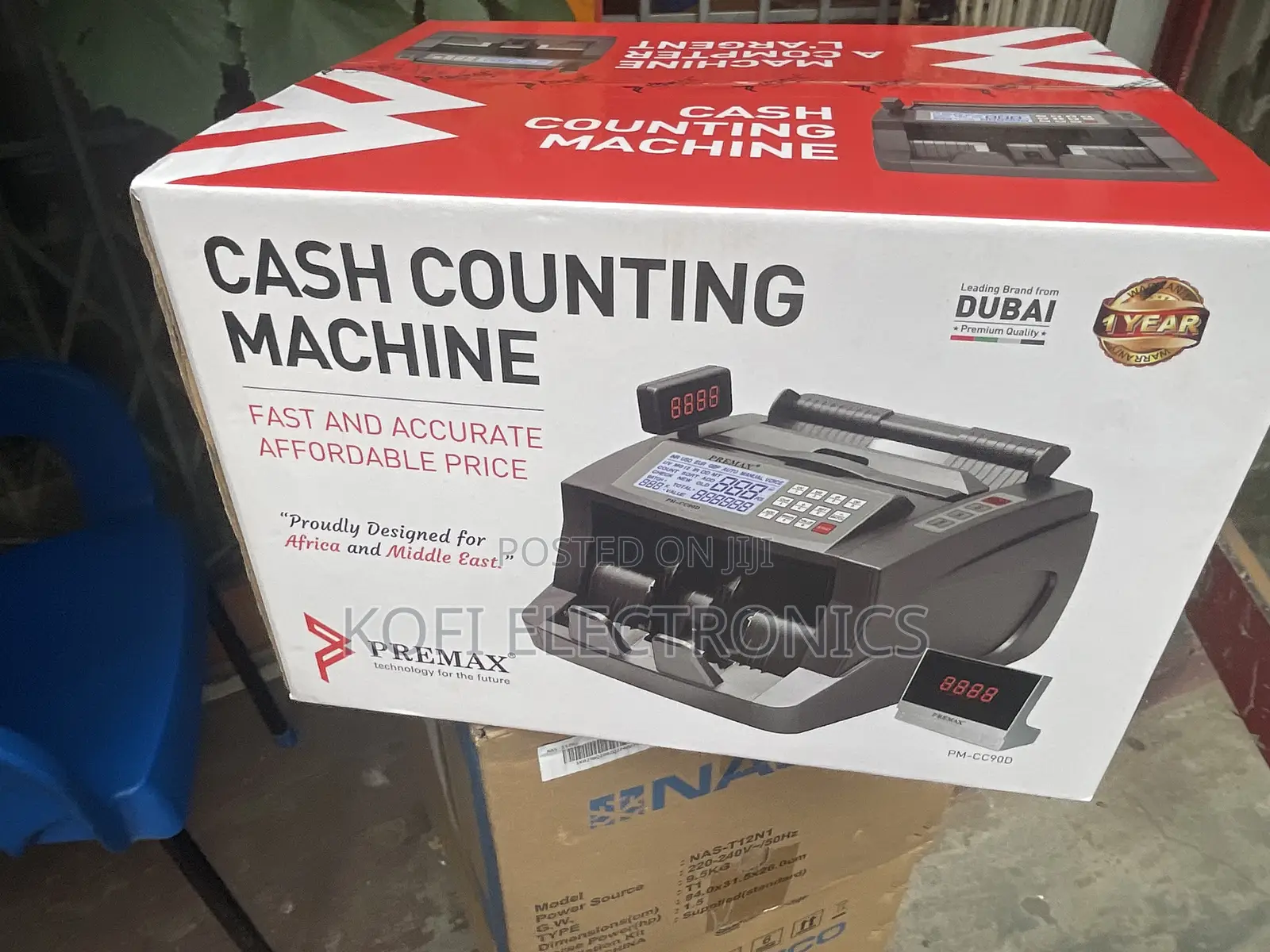 Office Electronic -Premax Cash Counting Machine PM-CC90D