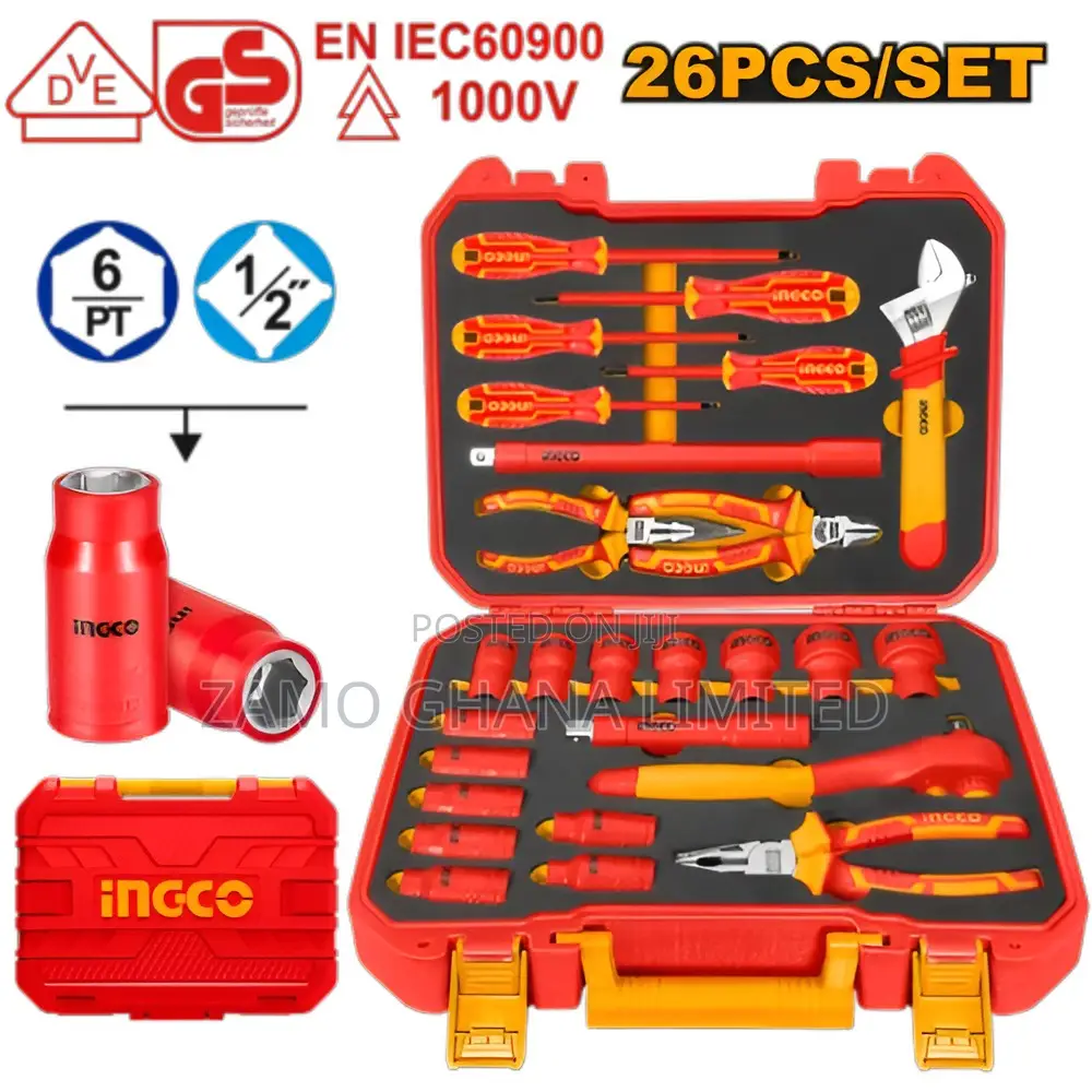 26 PCS Insulated Hand Tools Set - Hkith2601