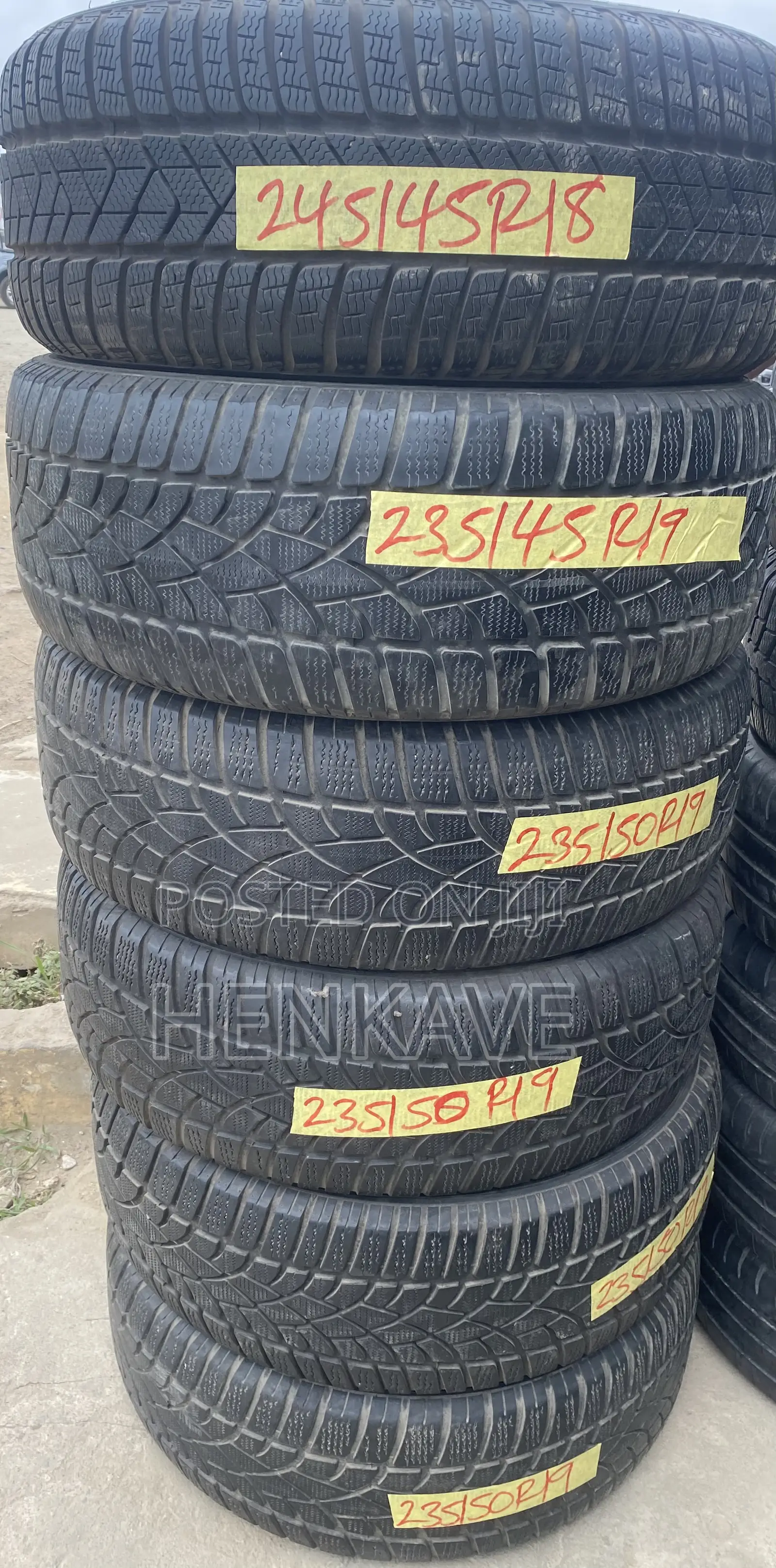 Home Used Tyres Available in Sizes