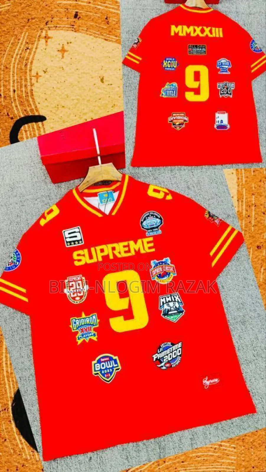 High Quality Supreme Jerseys Available in Stock