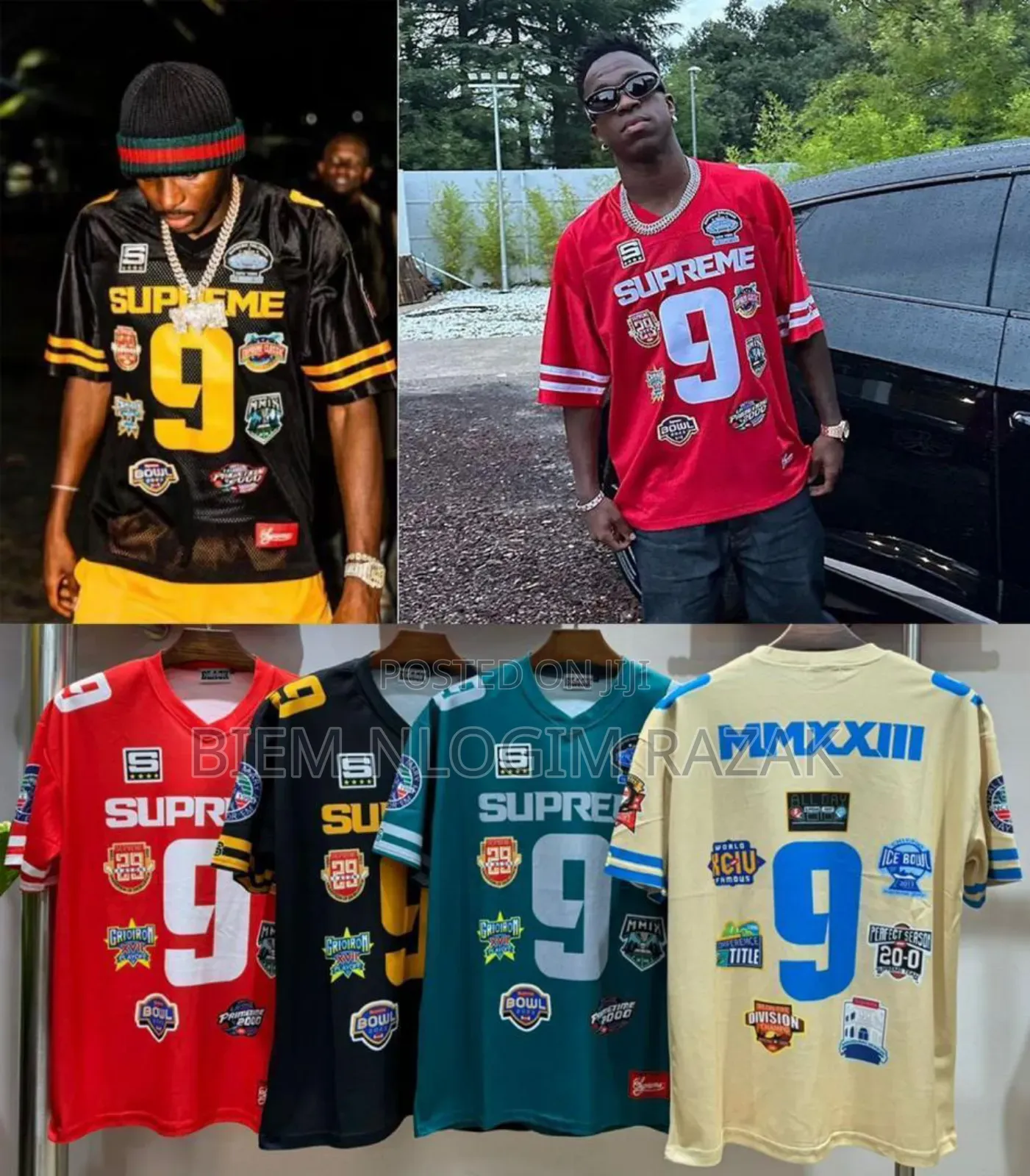 High Quality Supreme Jerseys Available in Stock