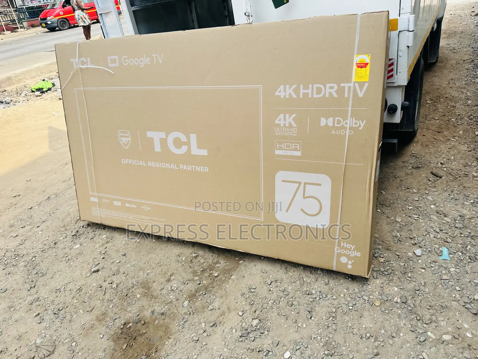 Dynamic Crystal Color Uhd Smart TCL 75”P635 Television