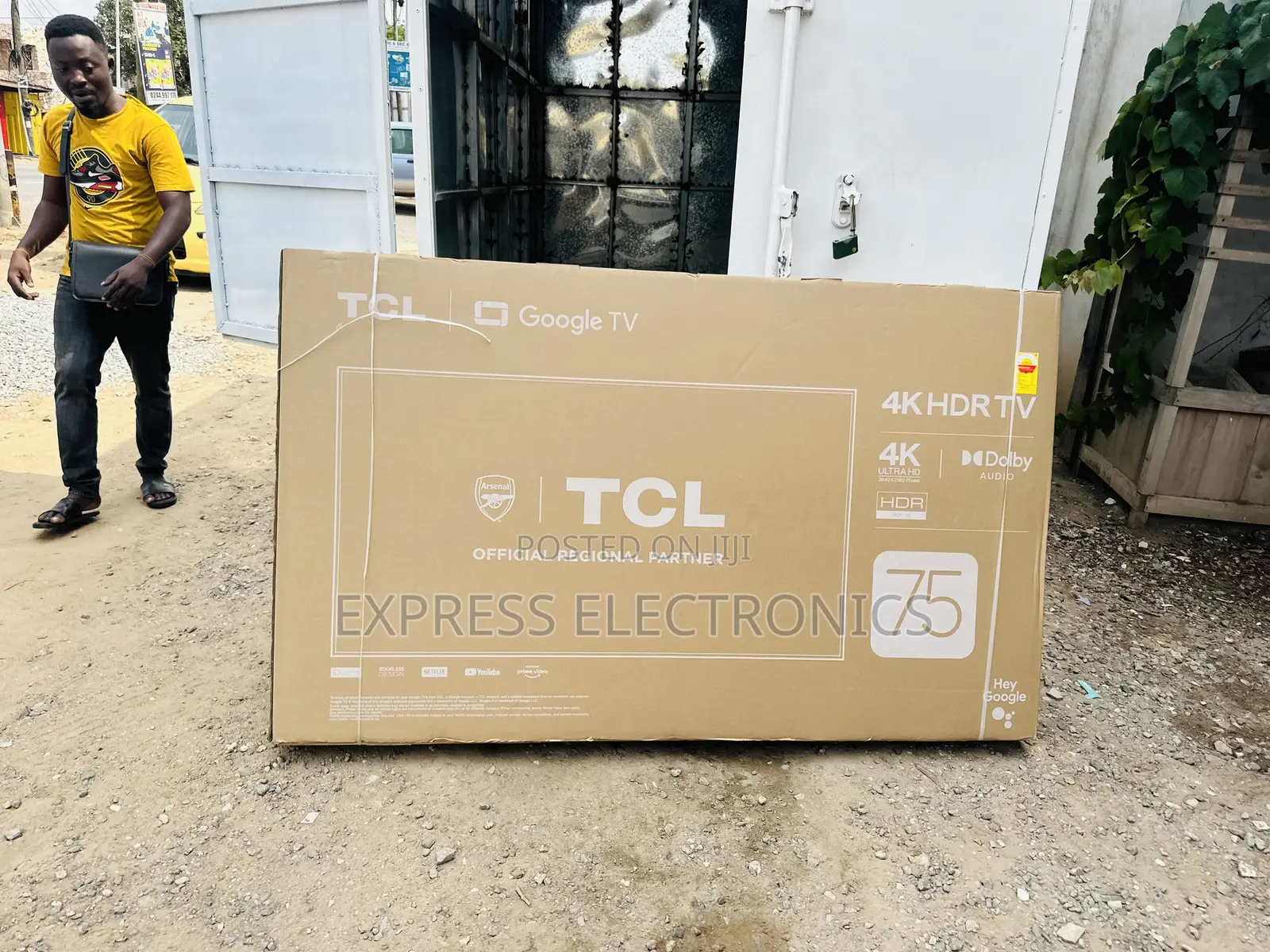 High Quality Sleek TCL Uhd Smart TCL 75”P635