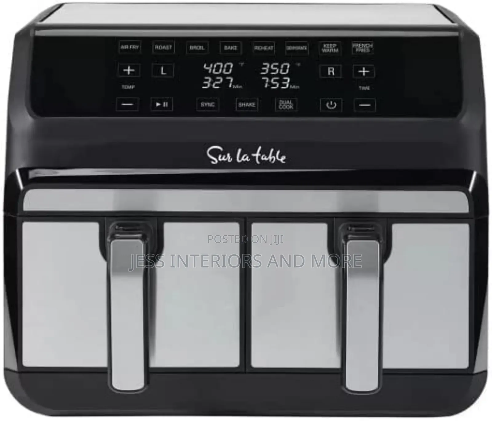 10.4 L Air Fryer Double Basket