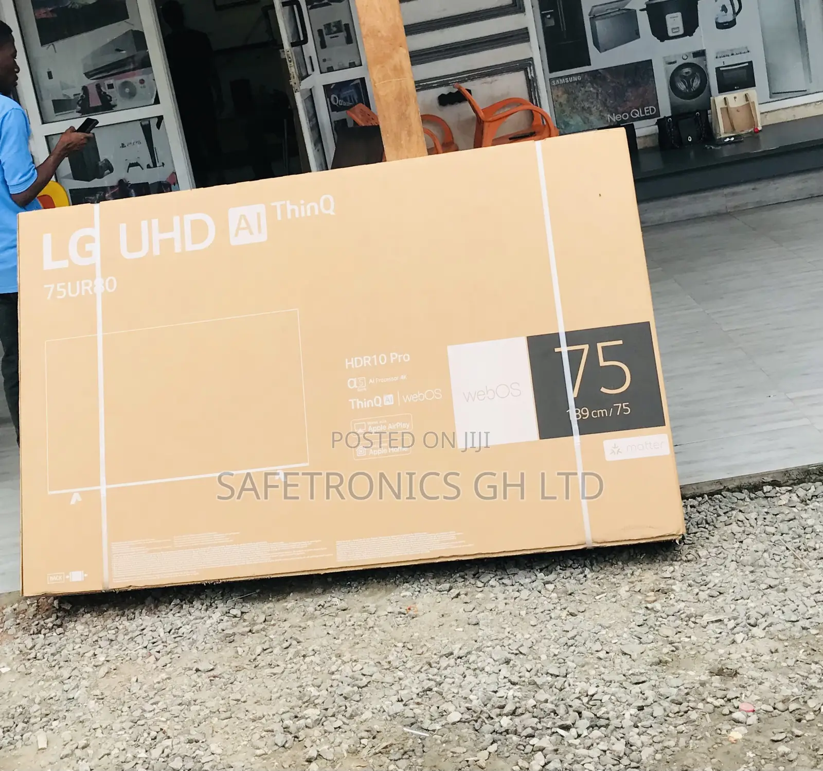 Display Lg 75 Inch Smart Uhd Ur80 Led Tv