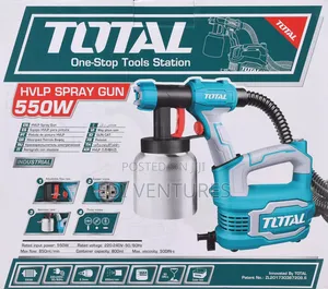 Total 550W HVLP Spray Gun (Stainless Tank) Tt5006-2