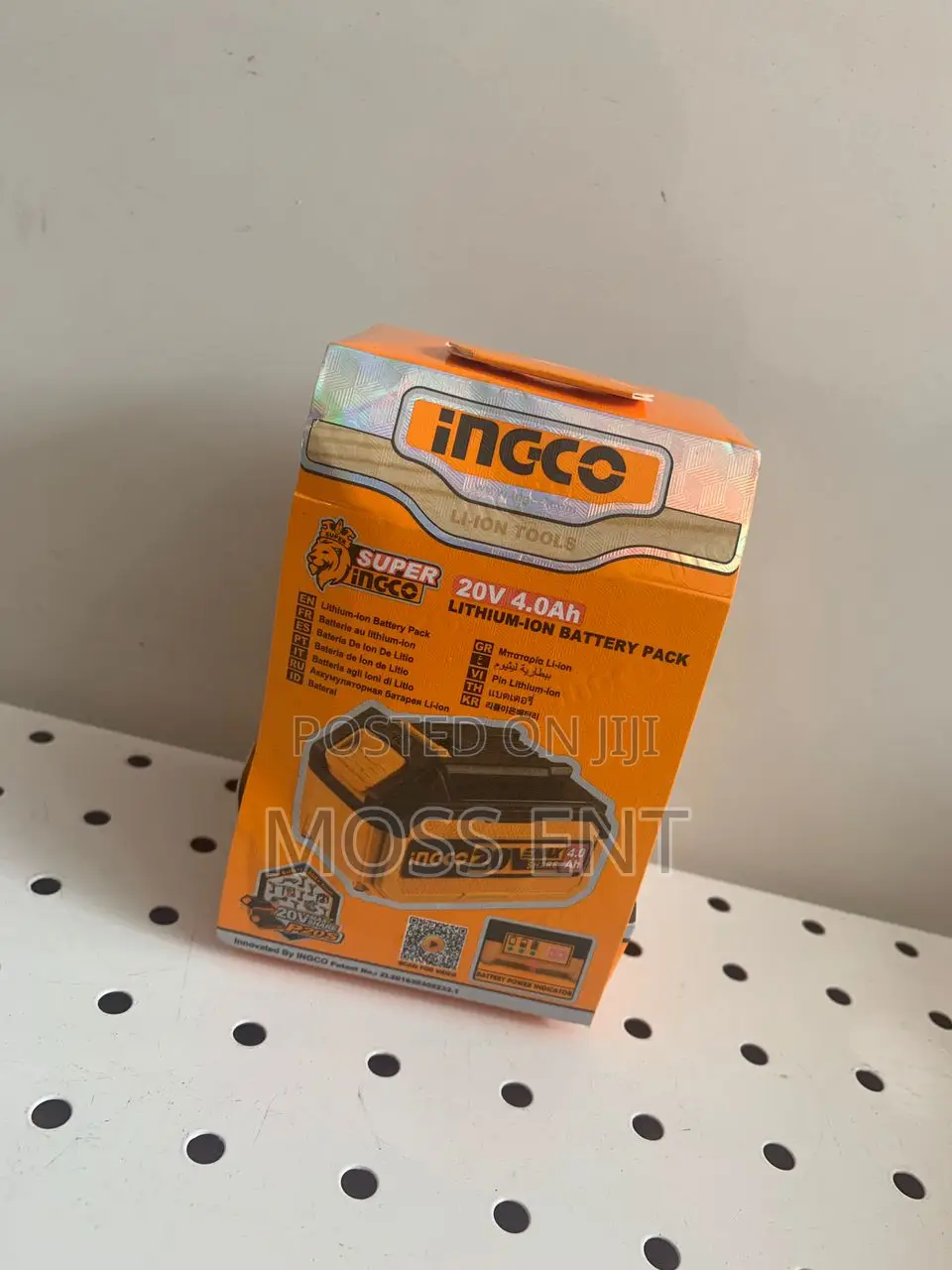 Ingco Lithium-Ion Battery Pack 4.0ah - Fbli20021
