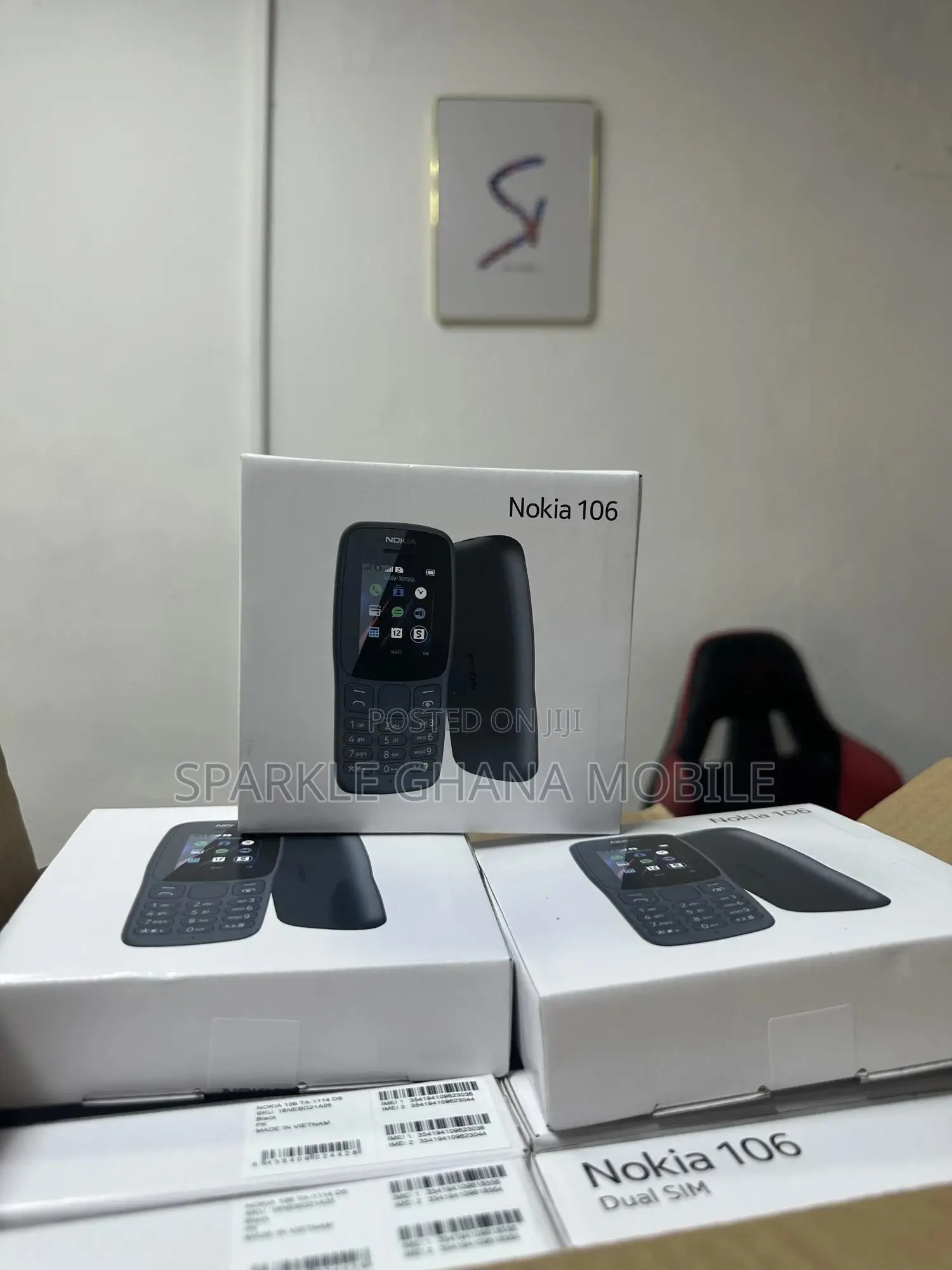 New Nokia 106 Black