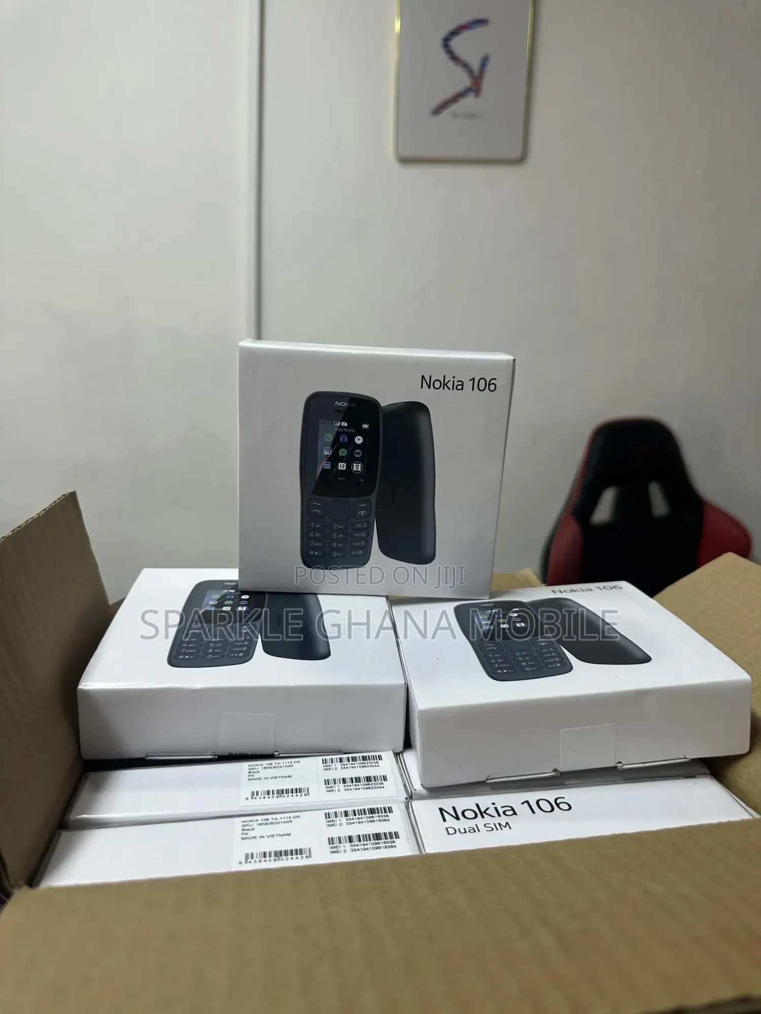 New Nokia 106 Black